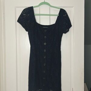 Abercrombie & Fitch Navy Lace dress Medium